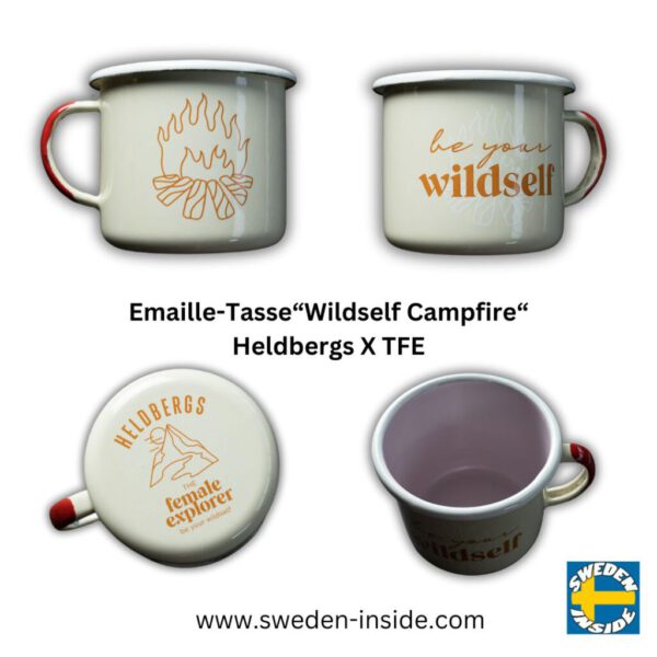 Nostalgic-Art Emaille Kaffee-, Tee-, Kakaobecher – Retro Campinggeschirr von Heldbergs