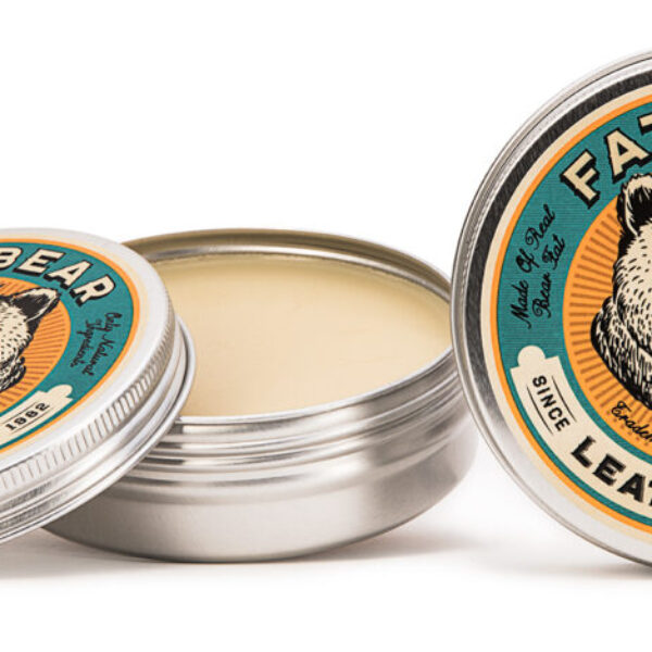 FAT BEAR NO. 21 & Black Lederpflege – Hochwertiges Bärenlederfett für Glattleder