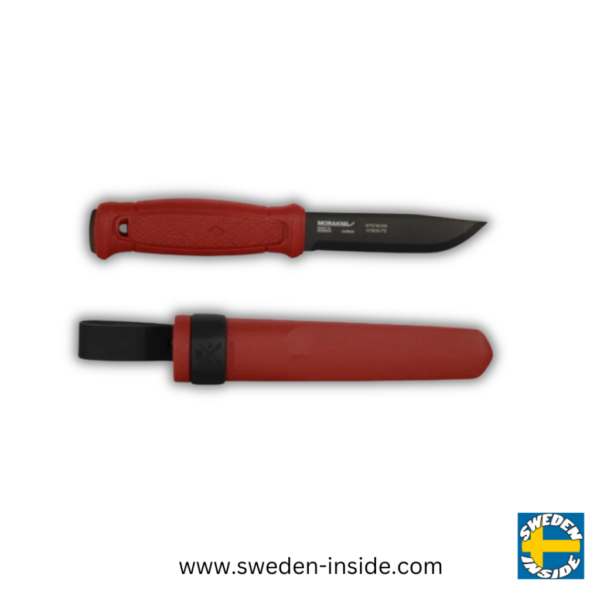 Morakniv Garberg Dala Red Edition Carbon mit Köcherscheide – Robustes Full-Tang-Outdoormesser