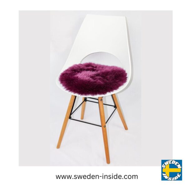 Runde Sitzauflagen aus australischem Lammfell – Heitmann Felle