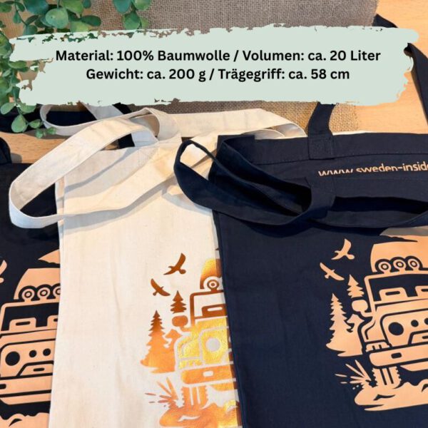 Robuste Baumwoll-Canvas-Tragetasche – "Sonnenuntergang"